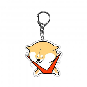 Shibainu Corgi Lovely Puppy Mica Keychain Bag Charm Key Chain Cartoon Keychain Móc Khóa In Theo Yêu Cầu, Chất Liệu Mica Trong Suốt In 2 Mặt , Dày 4mm