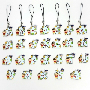 Shin Alphabet !!! Model Phone Strap Móc Khóa In Theo Yêu Cầu, Chất Liệu Mica Trong Suốt In 2 Mặt , Dày 4mm
