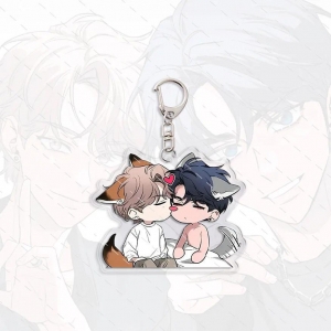 Sketch Hot Bl Manwha Cartoon Anime Acrylic Fun Keychain Jewelry Bag Charms Keyring Souvenir Móc Khóa In Theo Yêu Cầu, Chất Liệu Mica Trong Suốt In 2 Mặt , Dày 4mm