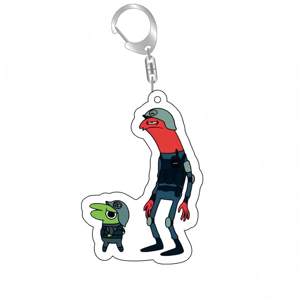 Smiling Friends Fun Collection Lovely Couple Keychain Hanging Face Fans Bag Charms Cartoon Móc Khóa In Theo Yêu Cầu, Chất Liệu Mica Trong Suốt In 2 Mặt , Dày 4mm 2 Smiling Friends Fun Collection Lovely Couple Keychain Hanging Face Fans Bag Charms Cartoon Móc Khóa In Theo Yêu Cầu, Chất Liệu Mica Trong Suốt In 2 Mặt , Dày 4mm - Ảnh 2