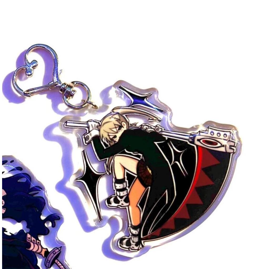 Soul Eater Maka And Crona Keychain Anime Character Keyring Collectible Souvenir For Fans Móc Khóa In Theo Yêu Cầu, Chất Liệu Mica Trong Suốt In 2 Mặt , Dày 4mm 2 Soul Eater Maka And Crona Keychain Anime Character Keyring Collectible Souvenir For Fans Móc Khóa In Theo Yêu Cầu, Chất Liệu Mica Trong Suốt In 2 Mặt , Dày 4mm - Ảnh 2
