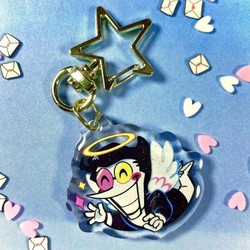 Spamton Deltarune Angel Acrylic Keychain - Epoxy Charm Kawaii Cartoon Game Character Pendant Móc Khóa In Theo Yêu Cầu, Chất Liệu Mica Trong Suốt In 2 Mặt , Dày 4mm 1 Spamton Deltarune Angel Acrylic Keychain - Epoxy Charm Kawaii Cartoon Game Character Pendant Móc Khóa In Theo Yêu Cầu, Chất Liệu Mica Trong Suốt In 2 Mặt , Dày 4mm