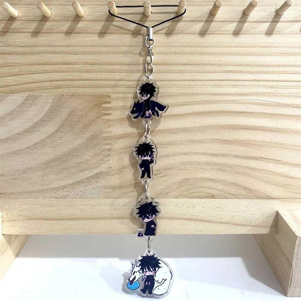 Spell Return Lanyard Xia Youjie Gojo Gofu Kuroe Phone Lanyard Studentbag Cute Anime Keychain Móc Khóa In Theo Yêu Cầu, Chất Liệu Mica Trong Suốt In 2 Mặt , Dày 4mm 2 Spell Return Lanyard Xia Youjie Gojo Gofu Kuroe Phone Lanyard Studentbag Cute Anime Keychain Móc Khóa In Theo Yêu Cầu, Chất Liệu Mica Trong Suốt In 2 Mặt , Dày 4mm - Ảnh 2
