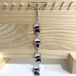 Spell Return Lanyard Xia Youjie Gojo Gofu Kuroe Phone Lanyard Studentbag Cute Anime Keychain Móc Khóa In Theo Yêu Cầu, Chất Liệu Mica Trong Suốt In 2 Mặt , Dày 4mm