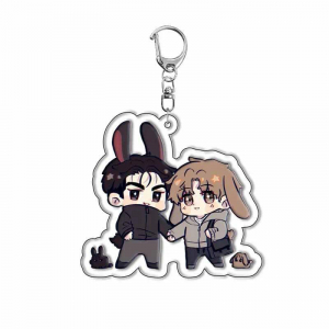 Spelll Boun Let Me Be There Hot Bl Korean Manwha Plate Model Kim Dan Animation Wholesale Key Móc Khóa In Theo Yêu Cầu, Chất Liệu Mica Trong Suốt In 2 Mặt , Dày 4mm