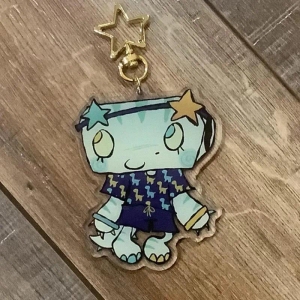 Star Time Shelly Acrylic Keychain Cute Cartoon Game Character Pendant Móc Khóa In Theo Yêu Cầu, Chất Liệu Mica Trong Suốt In 2 Mặt , Dày 4mm