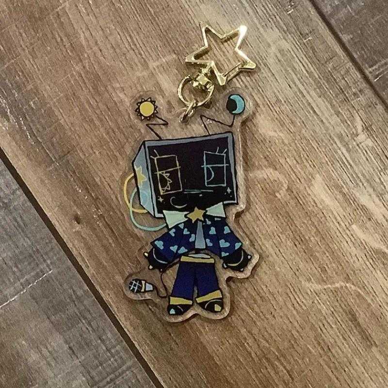 Startime Vee Rob Inspired Acrylic Keychain Cute Cartoon Game Character Pendant Móc Khóa In Theo Yêu Cầu, Chất Liệu Mica Trong Suốt In 2 Mặt , Dày 4mm 1 Startime Vee Rob Inspired Acrylic Keychain Cute Cartoon Game Character Pendant Móc Khóa In Theo Yêu Cầu, Chất Liệu Mica Trong Suốt In 2 Mặt , Dày 4mm
