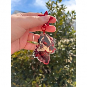 Stat + Folly Double-sided Keychain Regretevator Móc Khóa In Theo Yêu Cầu, Chất Liệu Mica Trong Suốt In 2 Mặt , Dày 4mm