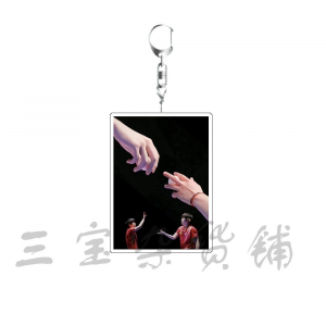 Sun Yingsha Wang Chuqin Play Table Tennis Acrylic Keychain Student Gift Móc Khóa In Theo Yêu Cầu, Chất Liệu Mica Trong Suốt In 2 Mặt , Dày 4mm
