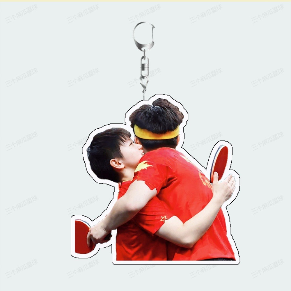 Sun Yingsha, Wang Chuqin Table Tennis Acrylic Keychain Student Gift Móc Khóa In Theo Yêu Cầu, Chất Liệu Mica Trong Suốt In 2 Mặt , Dày 4mm 5 Sun Yingsha, Wang Chuqin Table Tennis Acrylic Keychain Student Gift Móc Khóa In Theo Yêu Cầu, Chất Liệu Mica Trong Suốt In 2 Mặt , Dày 4mm - Ảnh 5