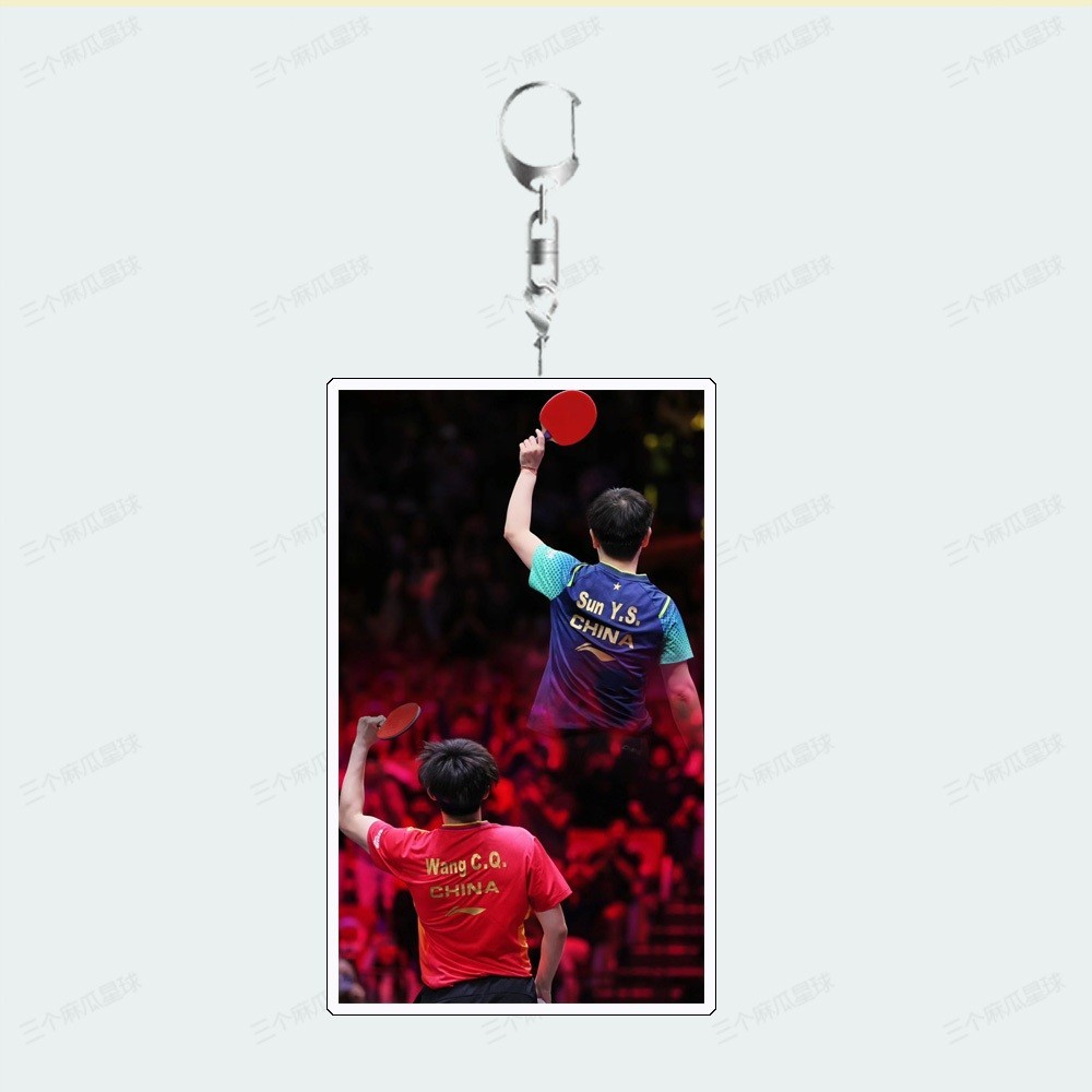 Sun Yingsha, Wang Chuqin Table Tennis Acrylic Keychain Student Gift Móc Khóa In Theo Yêu Cầu, Chất Liệu Mica Trong Suốt In 2 Mặt , Dày 4mm 6 Sun Yingsha, Wang Chuqin Table Tennis Acrylic Keychain Student Gift Móc Khóa In Theo Yêu Cầu, Chất Liệu Mica Trong Suốt In 2 Mặt , Dày 4mm - Ảnh 6