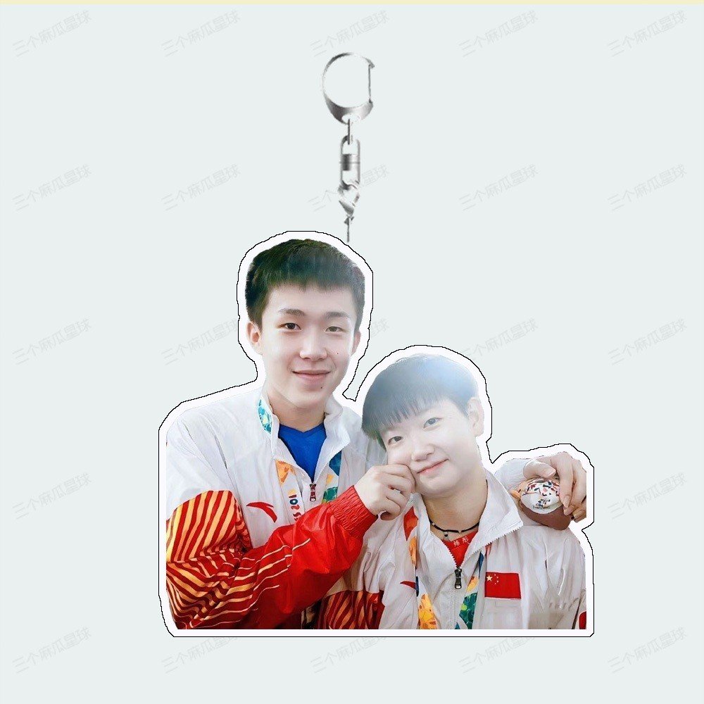Sun Yingsha, Wang Chuqin Table Tennis Acrylic Keychain Student Gift Móc Khóa In Theo Yêu Cầu, Chất Liệu Mica Trong Suốt In 2 Mặt , Dày 4mm 7 Sun Yingsha, Wang Chuqin Table Tennis Acrylic Keychain Student Gift Móc Khóa In Theo Yêu Cầu, Chất Liệu Mica Trong Suốt In 2 Mặt , Dày 4mm - Ảnh 7