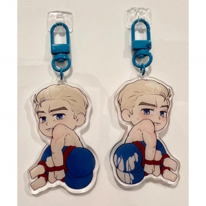 Superhero Tv Series Comic Anti-villain & Villain Double-sided Acrylic Keychain Collectible Móc Khóa In Theo Yêu Cầu, Chất Liệu Mica Trong Suốt In 2 Mặt , Dày 4mm
