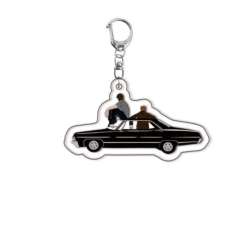 Supernatural Keychains Dean Sam Winchester Keyring Hot Accessorie Bag Keychain Ring Birthday Móc Khóa In Theo Yêu Cầu, Chất Liệu Mica Trong Suốt In 2 Mặt , Dày 4mm 2 Supernatural Keychains Dean Sam Winchester Keyring Hot Accessorie Bag Keychain Ring Birthday Móc Khóa In Theo Yêu Cầu, Chất Liệu Mica Trong Suốt In 2 Mặt , Dày 4mm - Ảnh 2