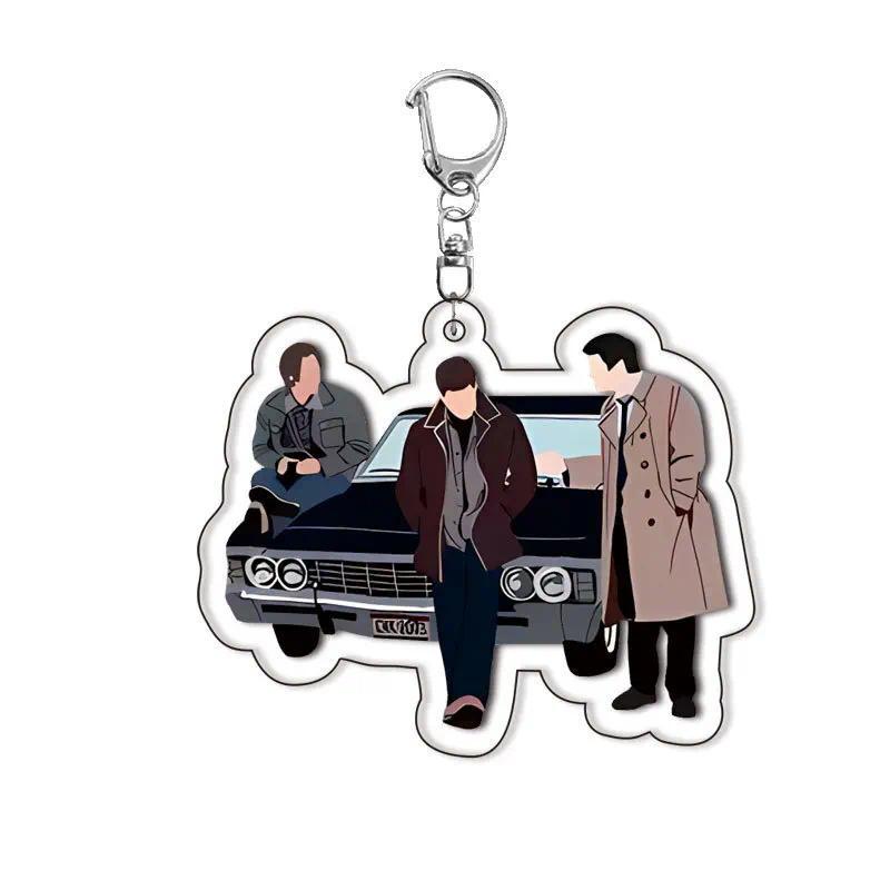 Supernatural Keychains Dean Sam Winchester Keyring Hot Accessorie Bag Keychain Ring Birthday Móc Khóa In Theo Yêu Cầu, Chất Liệu Mica Trong Suốt In 2 Mặt , Dày 4mm 5 Supernatural Keychains Dean Sam Winchester Keyring Hot Accessorie Bag Keychain Ring Birthday Móc Khóa In Theo Yêu Cầu, Chất Liệu Mica Trong Suốt In 2 Mặt , Dày 4mm - Ảnh 5