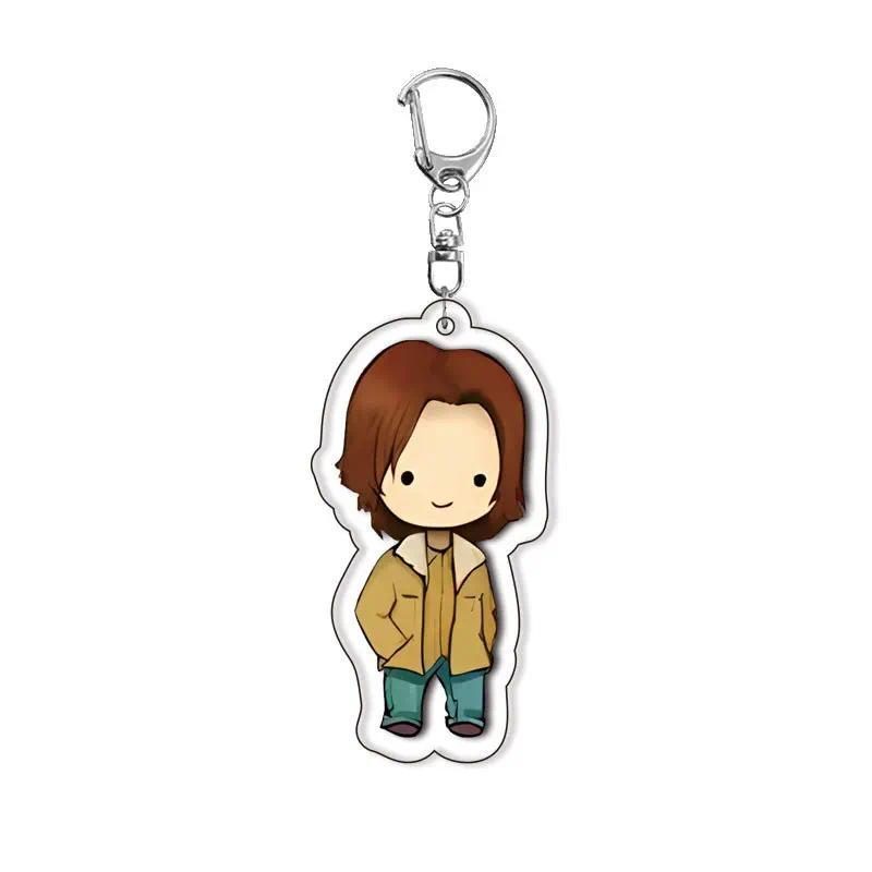 Supernatural Keychains Dean Sam Winchester Keyring Hot Accessorie Bag Keychain Ring Birthday Móc Khóa In Theo Yêu Cầu, Chất Liệu Mica Trong Suốt In 2 Mặt , Dày 4mm 6 Supernatural Keychains Dean Sam Winchester Keyring Hot Accessorie Bag Keychain Ring Birthday Móc Khóa In Theo Yêu Cầu, Chất Liệu Mica Trong Suốt In 2 Mặt , Dày 4mm - Ảnh 6