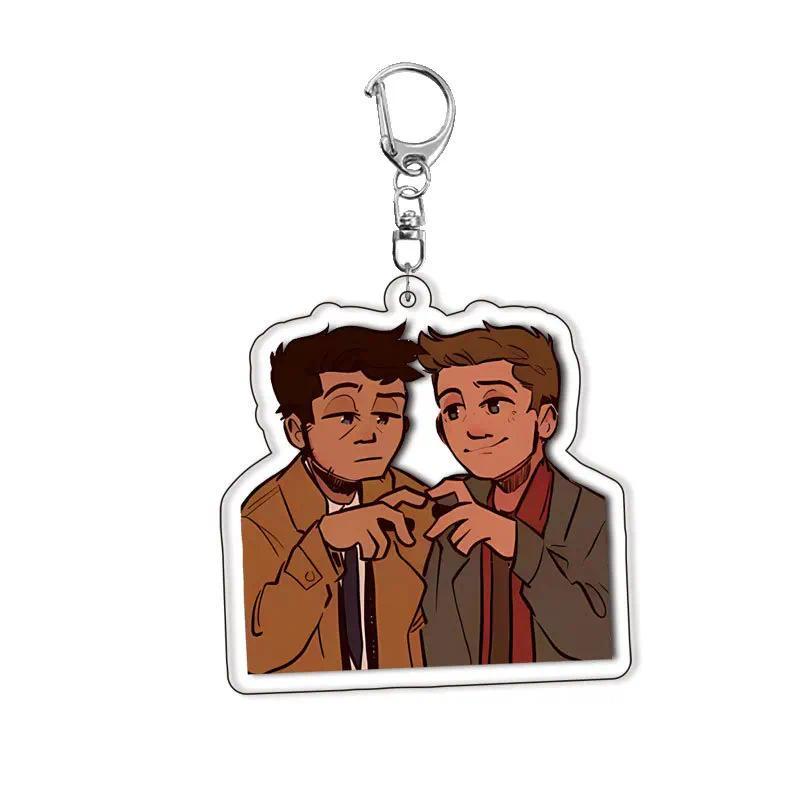 Supernatural Keychains Dean Sam Winchester Keyring Hot Accessorie Bag Keychain Ring Birthday Móc Khóa In Theo Yêu Cầu, Chất Liệu Mica Trong Suốt In 2 Mặt , Dày 4mm 9 Supernatural Keychains Dean Sam Winchester Keyring Hot Accessorie Bag Keychain Ring Birthday Móc Khóa In Theo Yêu Cầu, Chất Liệu Mica Trong Suốt In 2 Mặt , Dày 4mm - Ảnh 9