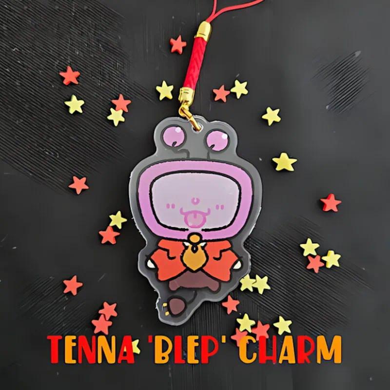 Tenna 'blep' Acrylic Phone Charm Cute Cartoon Game Character Pendant Móc Khóa In Theo Yêu Cầu, Chất Liệu Mica Trong Suốt In 2 Mặt , Dày 4mm 1 Tenna 'blep' Acrylic Phone Charm Cute Cartoon Game Character Pendant Móc Khóa In Theo Yêu Cầu, Chất Liệu Mica Trong Suốt In 2 Mặt , Dày 4mm