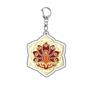 The Akademiya Gensi Impat Acrylic Keychain Related Products Keychain Friend Bag Charm Móc Khóa In Theo Yêu Cầu, Chất Liệu Mica Trong Suốt In 2 Mặt , Dày 4mm