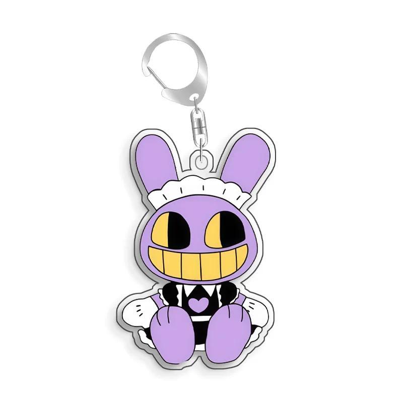 The Amazing Digital Circus Jax Pomni Rata Gangle Mica Selfmade Cute Cartoon Anime Keychain Móc Khóa In Theo Yêu Cầu, Chất Liệu Mica Trong Suốt In 2 Mặt , Dày 4mm 2 The Amazing Digital Circus Jax Pomni Rata Gangle Mica Selfmade Cute Cartoon Anime Keychain Móc Khóa In Theo Yêu Cầu, Chất Liệu Mica Trong Suốt In 2 Mặt , Dày 4mm - Ảnh 2