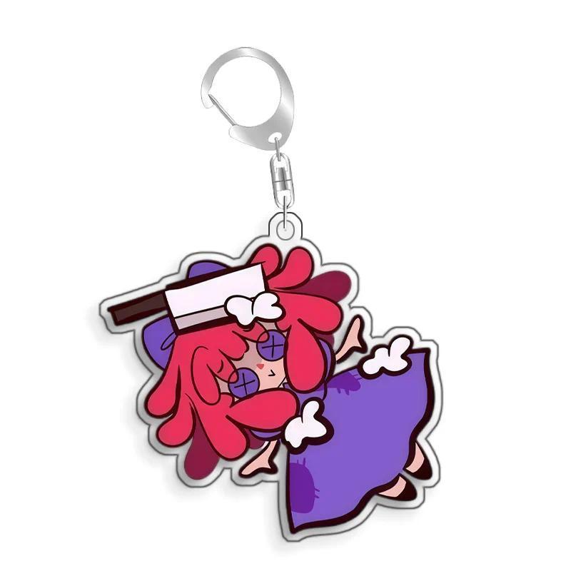The Amazing Digital Circus Jax Pomni Rata Gangle Mica Selfmade Cute Cartoon Anime Keychain Móc Khóa In Theo Yêu Cầu, Chất Liệu Mica Trong Suốt In 2 Mặt , Dày 4mm 15 The Amazing Digital Circus Jax Pomni Rata Gangle Mica Selfmade Cute Cartoon Anime Keychain Móc Khóa In Theo Yêu Cầu, Chất Liệu Mica Trong Suốt In 2 Mặt , Dày 4mm - Ảnh 15