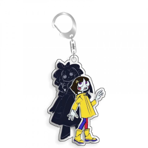 The Amazing Digital Circus Pomni Caine Zooble Rata Jax Mica Keychain Móc Khóa In Theo Yêu Cầu, Chất Liệu Mica Trong Suốt In 2 Mặt , Dày 4mm