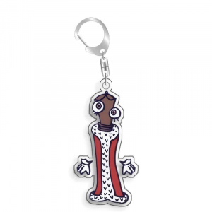 The Amazing Digital Circus Rata Caine Gangle Kinger Mica Selfmade Cute Cartoon Anime Keychain Móc Khóa In Theo Yêu Cầu, Chất Liệu Mica Trong Suốt In 2 Mặt , Dày 4mm
