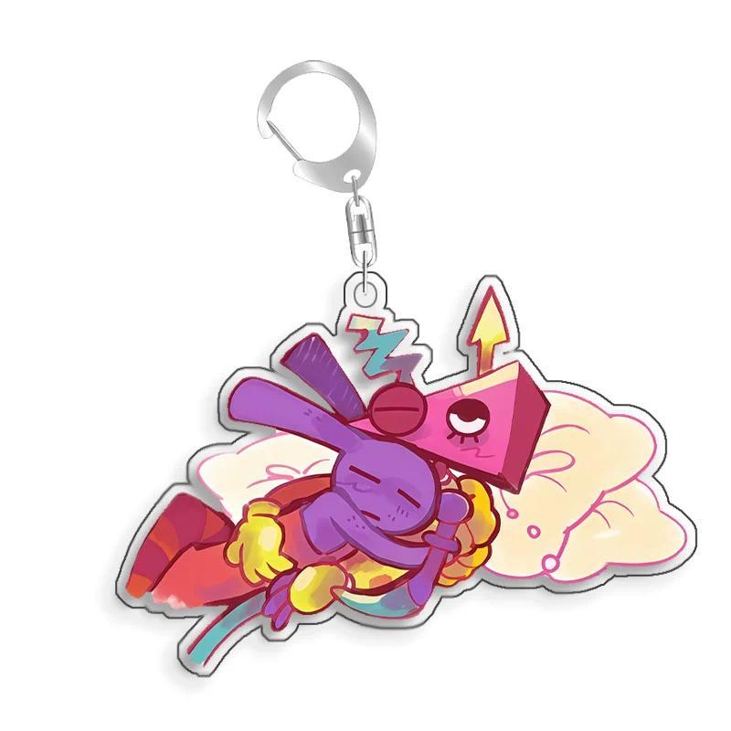 The Amazing Digital Circus Rata Pomni Gangle Kinger Mica Selfmade Cute Cartoon Anime Keychain Móc Khóa In Theo Yêu Cầu, Chất Liệu Mica Trong Suốt In 2 Mặt , Dày 4mm 11 The Amazing Digital Circus Rata Pomni Gangle Kinger Mica Selfmade Cute Cartoon Anime Keychain Móc Khóa In Theo Yêu Cầu, Chất Liệu Mica Trong Suốt In 2 Mặt , Dày 4mm - Ảnh 11