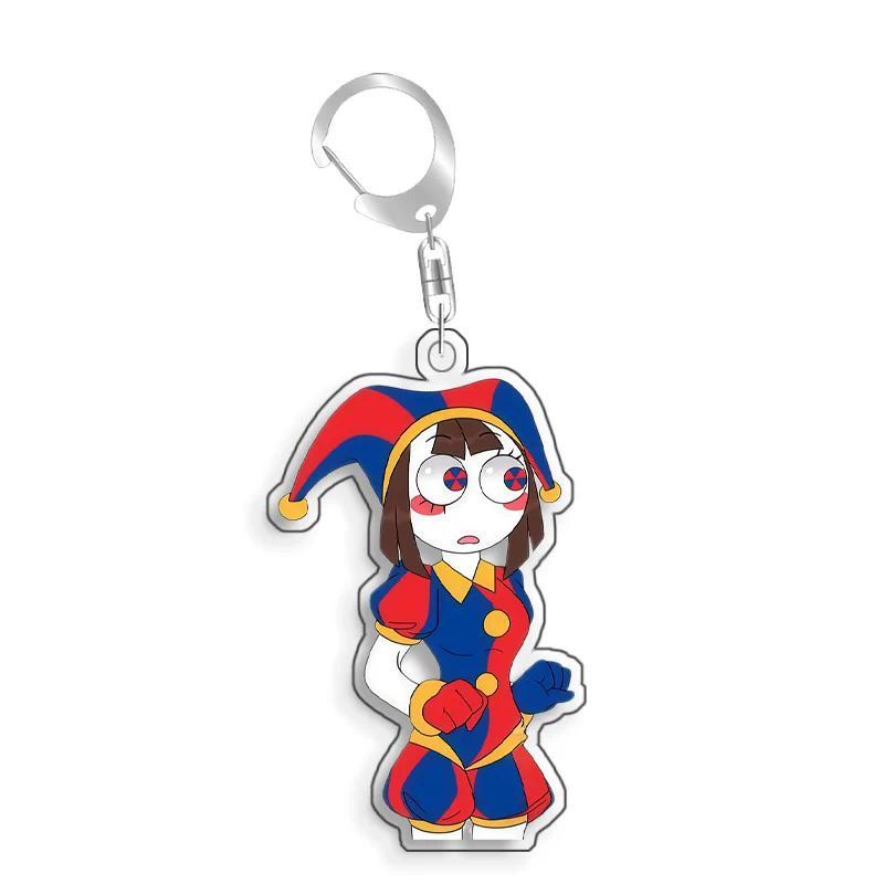 The Amazing Digital Circus Rata Pomni Gangle Kinger Mica Selfmade Cute Cartoon Anime Keychain Móc Khóa In Theo Yêu Cầu, Chất Liệu Mica Trong Suốt In 2 Mặt , Dày 4mm 4 The Amazing Digital Circus Rata Pomni Gangle Kinger Mica Selfmade Cute Cartoon Anime Keychain Móc Khóa In Theo Yêu Cầu, Chất Liệu Mica Trong Suốt In 2 Mặt , Dày 4mm - Ảnh 4