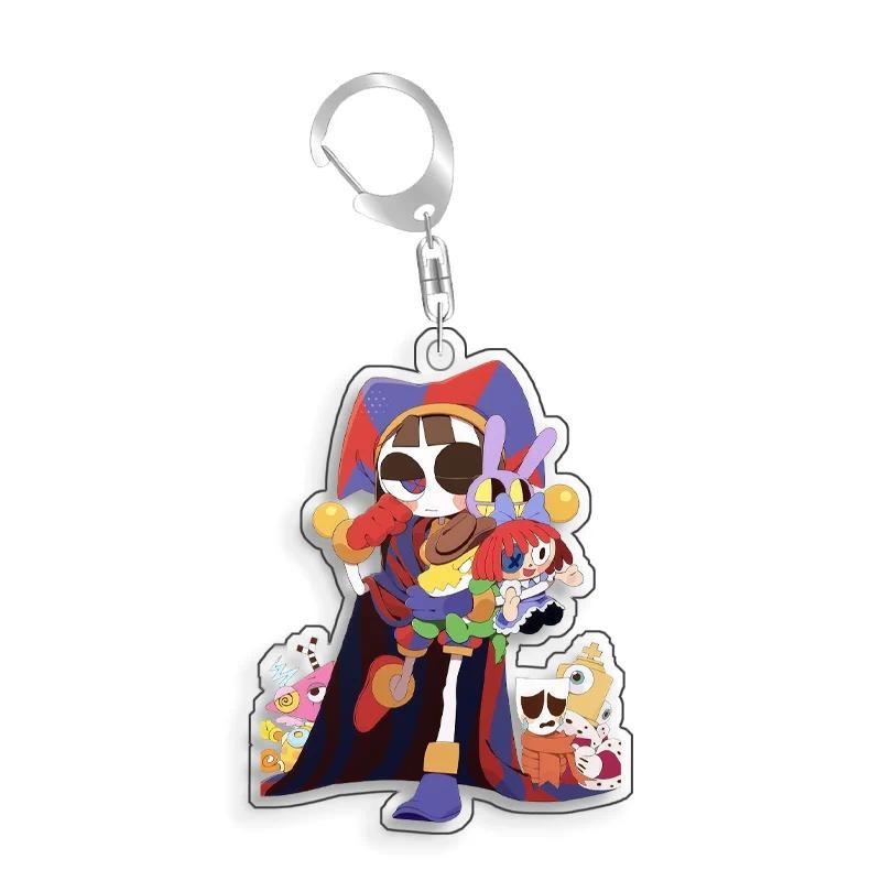 The Amazing Digital Circus Rata Pomni Gangle Kinger Mica Selfmade Cute Cartoon Anime Keychain Móc Khóa In Theo Yêu Cầu, Chất Liệu Mica Trong Suốt In 2 Mặt , Dày 4mm 8 The Amazing Digital Circus Rata Pomni Gangle Kinger Mica Selfmade Cute Cartoon Anime Keychain Móc Khóa In Theo Yêu Cầu, Chất Liệu Mica Trong Suốt In 2 Mặt , Dày 4mm - Ảnh 8