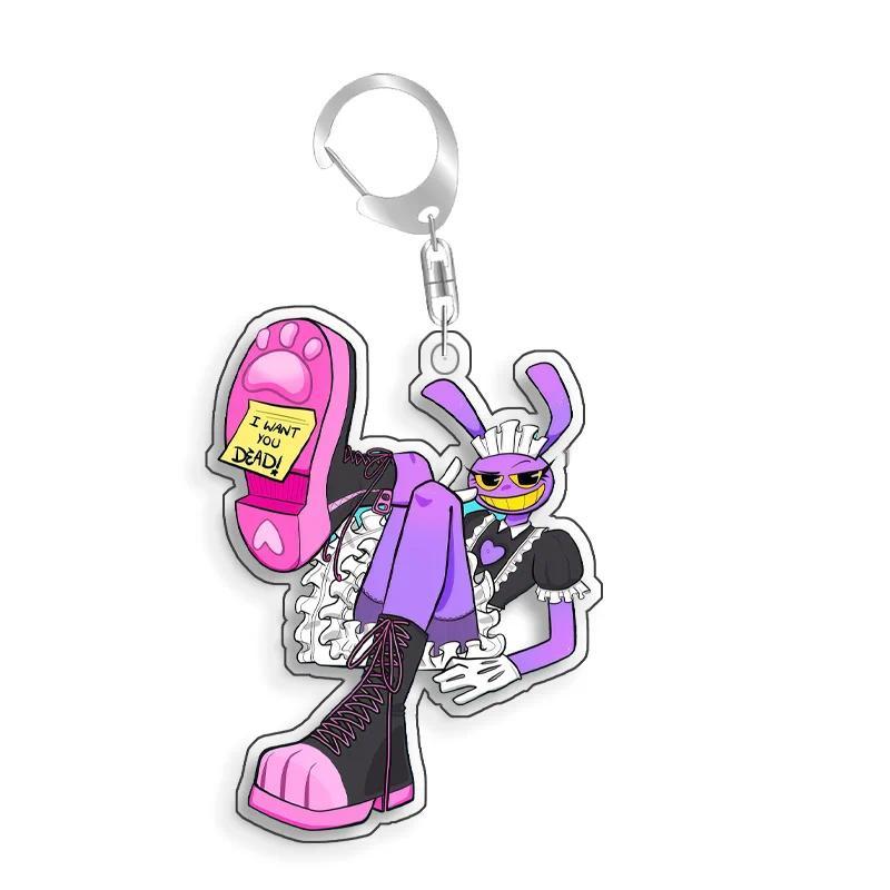 The Amazing Digital Circus Rata Pomni Gangle Kinger Mica Selfmade Cute Cartoon Anime Keychain Móc Khóa In Theo Yêu Cầu, Chất Liệu Mica Trong Suốt In 2 Mặt , Dày 4mm 10 The Amazing Digital Circus Rata Pomni Gangle Kinger Mica Selfmade Cute Cartoon Anime Keychain Móc Khóa In Theo Yêu Cầu, Chất Liệu Mica Trong Suốt In 2 Mặt , Dày 4mm - Ảnh 10