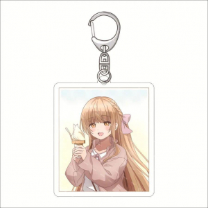 The Angel Next Door Spoils Me Rotten Acrylic Keychain Jewelry Friends Key Chain Threaded Móc Khóa In Theo Yêu Cầu, Chất Liệu Mica Trong Suốt In 2 Mặt , Dày 4mm