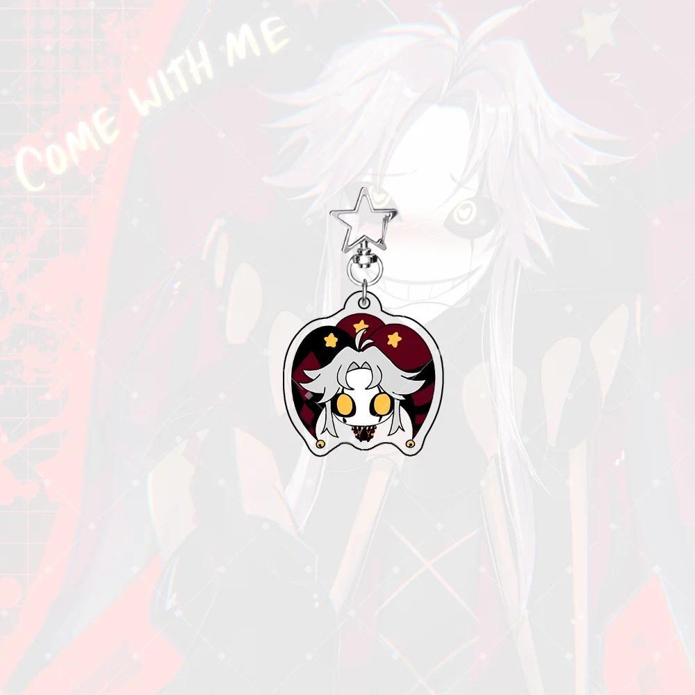 The Freak Circus Game 6cm Pierrot Cute Cosplay Mica Joker Clown Keychain Holder Accessory Móc Khóa In Theo Yêu Cầu, Chất Liệu Mica Trong Suốt In 2 Mặt , Dày 4mm 2 The Freak Circus Game 6cm Pierrot Cute Cosplay Mica Joker Clown Keychain Holder Accessory Móc Khóa In Theo Yêu Cầu, Chất Liệu Mica Trong Suốt In 2 Mặt , Dày 4mm - Ảnh 2