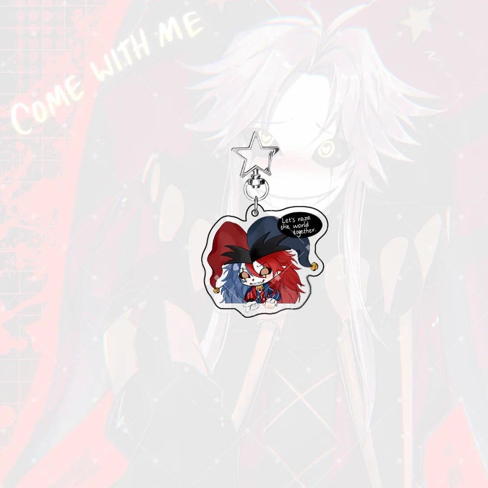 The Freak Circus Game 6cm Pierrot Cute Cosplay Mica Joker Clown Keychain Holder Accessory Móc Khóa In Theo Yêu Cầu, Chất Liệu Mica Trong Suốt In 2 Mặt , Dày 4mm 4 The Freak Circus Game 6cm Pierrot Cute Cosplay Mica Joker Clown Keychain Holder Accessory Móc Khóa In Theo Yêu Cầu, Chất Liệu Mica Trong Suốt In 2 Mặt , Dày 4mm - Ảnh 4