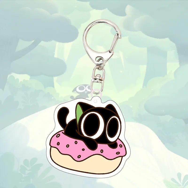The Legend Of Kawaii Black Cat Keychain Bag Charm Anime Wander Journey Inspired Master Móc Khóa In Theo Yêu Cầu, Chất Liệu Mica Trong Suốt In 2 Mặt , Dày 4mm 2 The Legend Of Kawaii Black Cat Keychain Bag Charm Anime Wander Journey Inspired Master Móc Khóa In Theo Yêu Cầu, Chất Liệu Mica Trong Suốt In 2 Mặt , Dày 4mm - Ảnh 2