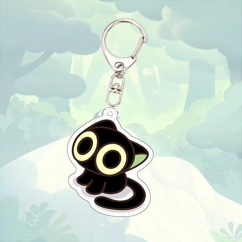 The Legend Of Kawaii Black Cat Keychain Bag Charm Anime Wander Journey Inspired Master Móc Khóa In Theo Yêu Cầu, Chất Liệu Mica Trong Suốt In 2 Mặt , Dày 4mm 5 The Legend Of Kawaii Black Cat Keychain Bag Charm Anime Wander Journey Inspired Master Móc Khóa In Theo Yêu Cầu, Chất Liệu Mica Trong Suốt In 2 Mặt , Dày 4mm - Ảnh 5