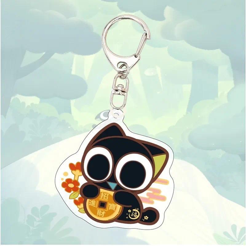 The Legend Of Kawaii Black Cat Keychain Bag Charm Anime Wander Journey Inspired Master Móc Khóa In Theo Yêu Cầu, Chất Liệu Mica Trong Suốt In 2 Mặt , Dày 4mm 6 The Legend Of Kawaii Black Cat Keychain Bag Charm Anime Wander Journey Inspired Master Móc Khóa In Theo Yêu Cầu, Chất Liệu Mica Trong Suốt In 2 Mặt , Dày 4mm - Ảnh 6