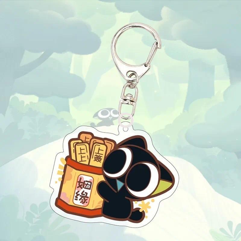 The Legend Of Kawaii Black Cat Keychain Bag Charm Anime Wander Journey Inspired Master Móc Khóa In Theo Yêu Cầu, Chất Liệu Mica Trong Suốt In 2 Mặt , Dày 4mm 8 The Legend Of Kawaii Black Cat Keychain Bag Charm Anime Wander Journey Inspired Master Móc Khóa In Theo Yêu Cầu, Chất Liệu Mica Trong Suốt In 2 Mặt , Dày 4mm - Ảnh 8