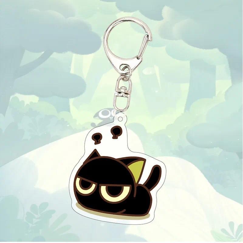 The Legend Of Kawaii Black Cat Keychain Bag Charm Anime Wander Journey Inspired Master Móc Khóa In Theo Yêu Cầu, Chất Liệu Mica Trong Suốt In 2 Mặt , Dày 4mm 1 The Legend Of Kawaii Black Cat Keychain Bag Charm Anime Wander Journey Inspired Master Móc Khóa In Theo Yêu Cầu, Chất Liệu Mica Trong Suốt In 2 Mặt , Dày 4mm