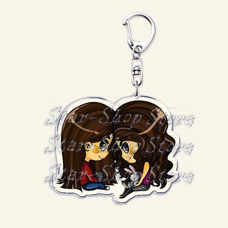 The Vampire Diaries Chibis Keychains For Accessories Bag Tvd Damon Salvatore Stefan Elena Móc Khóa In Theo Yêu Cầu, Chất Liệu Mica Trong Suốt In 2 Mặt , Dày 4mm 2 The Vampire Diaries Chibis Keychains For Accessories Bag Tvd Damon Salvatore Stefan Elena Móc Khóa In Theo Yêu Cầu, Chất Liệu Mica Trong Suốt In 2 Mặt , Dày 4mm - Ảnh 2