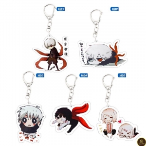 Tmdbyx Cute Tokyo Ghoul Anime Style Keychain_mk Hoang Factory Móc Khóa In Theo Yêu Cầu, Chất Liệu Mica Trong Suốt In 2 Mặt , Dày 4mm