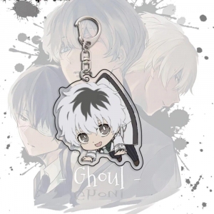 Tokyo Gho Ghost Kaneki Acrylic Keychain Jewelry Fan Bag Charm Keyring Creative Key Chain Móc Khóa In Theo Yêu Cầu, Chất Liệu Mica Trong Suốt In 2 Mặt , Dày 4mm