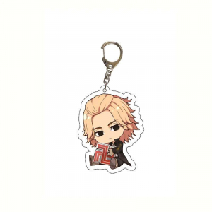 Tokyo Revengers Manjiro Ken Cute Anime Cartoon Keychain Plastic Buckle Cos Accessory Trendy Móc Khóa In Theo Yêu Cầu, Chất Liệu Mica Trong Suốt In 2 Mặt , Dày 4mm