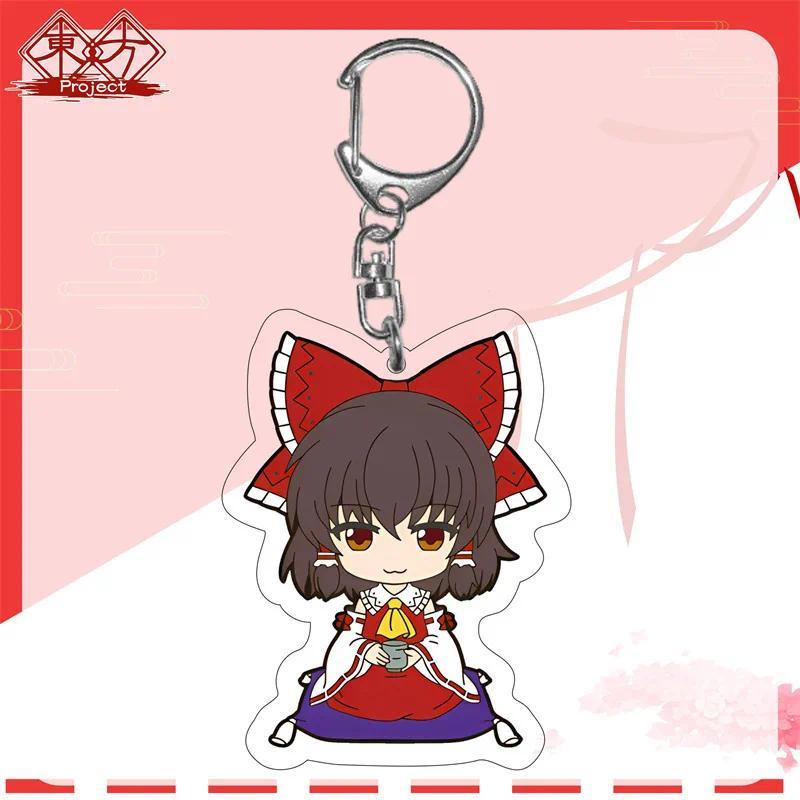 Touhou Project Shrine Maiden Acrylic Keychain Charms Pendant Caveiro Divertidamente Cute Móc Khóa In Theo Yêu Cầu, Chất Liệu Mica Trong Suốt In 2 Mặt , Dày 4mm 5 Touhou Project Shrine Maiden Acrylic Keychain Charms Pendant Caveiro Divertidamente Cute Móc Khóa In Theo Yêu Cầu, Chất Liệu Mica Trong Suốt In 2 Mặt , Dày 4mm - Ảnh 5