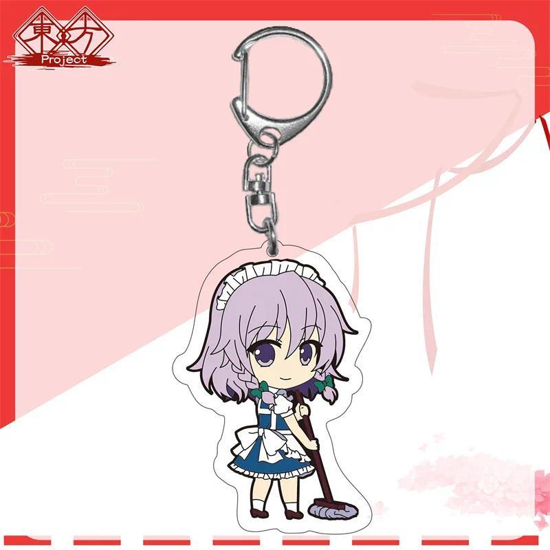Touhou Project Shrine Maiden Acrylic Keychain Charms Pendant Caveiro Divertidamente Cute Móc Khóa In Theo Yêu Cầu, Chất Liệu Mica Trong Suốt In 2 Mặt , Dày 4mm 9 Touhou Project Shrine Maiden Acrylic Keychain Charms Pendant Caveiro Divertidamente Cute Móc Khóa In Theo Yêu Cầu, Chất Liệu Mica Trong Suốt In 2 Mặt , Dày 4mm - Ảnh 9