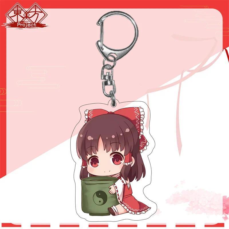 Touhou Project Shrine Maiden Mica Keychain Lovely Bag Charms Hanging Face Caveiro Móc Khóa In Theo Yêu Cầu, Chất Liệu Mica Trong Suốt In 2 Mặt , Dày 4mm 2 Touhou Project Shrine Maiden Mica Keychain Lovely Bag Charms Hanging Face Caveiro Móc Khóa In Theo Yêu Cầu, Chất Liệu Mica Trong Suốt In 2 Mặt , Dày 4mm - Ảnh 2