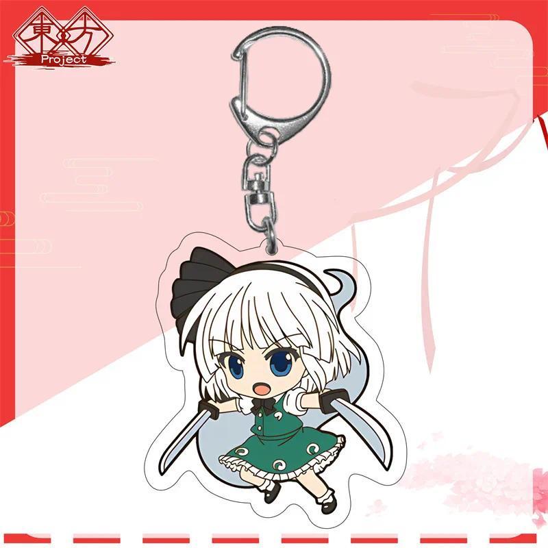 Touhou Project Shrine Maiden Mica Keychain Lovely Bag Charms Hanging Face Caveiro Móc Khóa In Theo Yêu Cầu, Chất Liệu Mica Trong Suốt In 2 Mặt , Dày 4mm 10 Touhou Project Shrine Maiden Mica Keychain Lovely Bag Charms Hanging Face Caveiro Móc Khóa In Theo Yêu Cầu, Chất Liệu Mica Trong Suốt In 2 Mặt , Dày 4mm - Ảnh 10