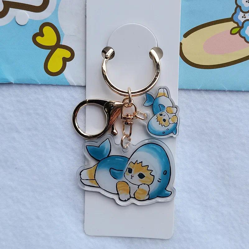 Transparent Double-sided Shark Cat Keychain Cute Cartoon Cat Pendant Animal Cat Keyring Móc Khóa In Theo Yêu Cầu, Chất Liệu Mica Trong Suốt In 2 Mặt , Dày 4mm 1 Transparent Double-sided Shark Cat Keychain Cute Cartoon Cat Pendant Animal Cat Keyring Móc Khóa In Theo Yêu Cầu, Chất Liệu Mica Trong Suốt In 2 Mặt , Dày 4mm