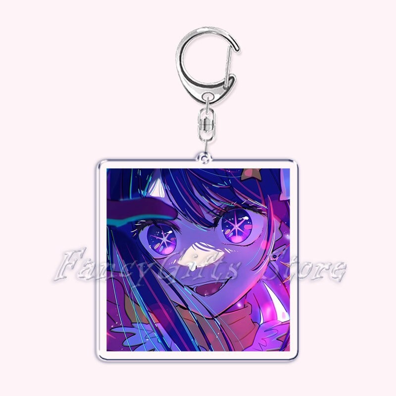 Trending Anime Oshi No Ko Keychain For Accessories Bag Kawaii Ai Hoshino Kana Chibi Móc Khóa In Theo Yêu Cầu, Chất Liệu Mica Trong Suốt In 2 Mặt , Dày 4mm 2 Trending Anime Oshi No Ko Keychain For Accessories Bag Kawaii Ai Hoshino Kana Chibi Móc Khóa In Theo Yêu Cầu, Chất Liệu Mica Trong Suốt In 2 Mặt , Dày 4mm - Ảnh 2