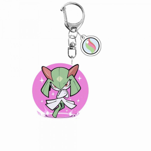 Trendycar Keychain Gardevoir Diy Acrylic Anime Games Collection Toy Personalized And Key Cute Móc Khóa In Theo Yêu Cầu, Chất Liệu Mica Trong Suốt In 2 Mặt , Dày 4mm